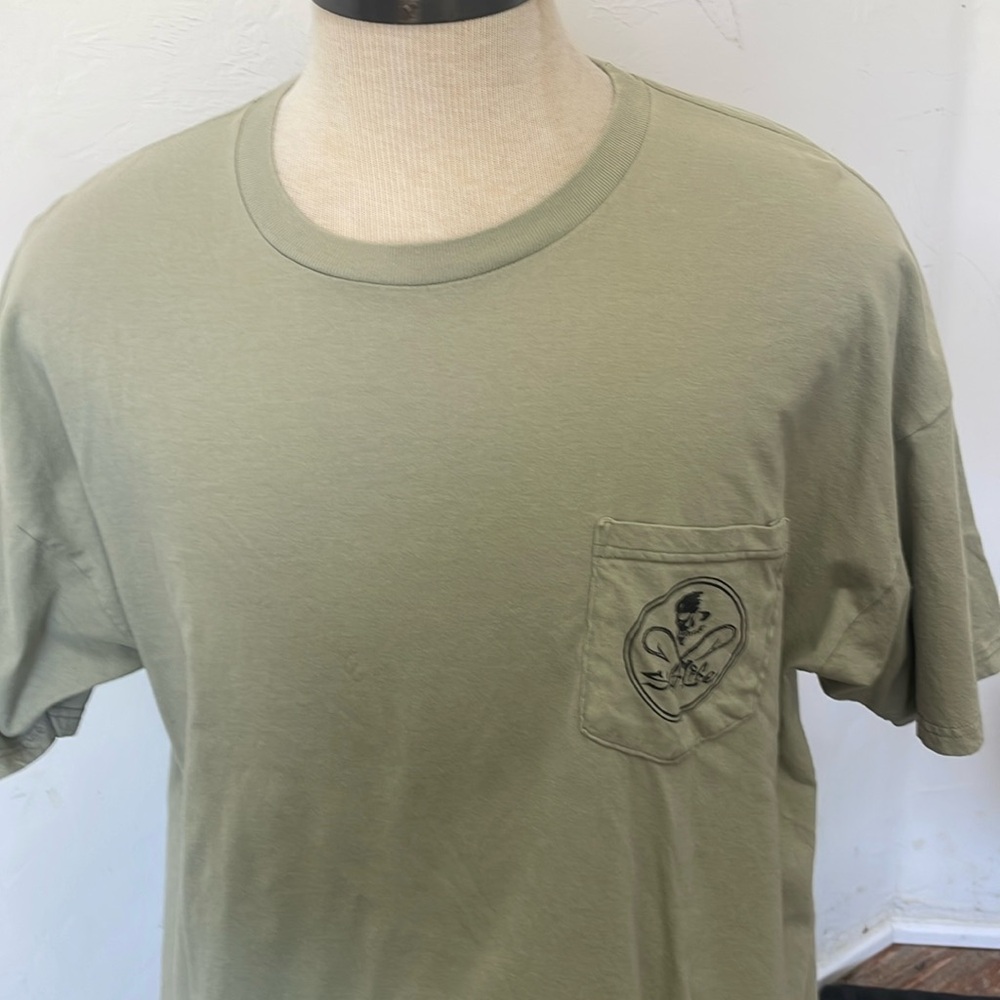 Salt life tshirt size 2 xl light greenish olive in color short sleeve